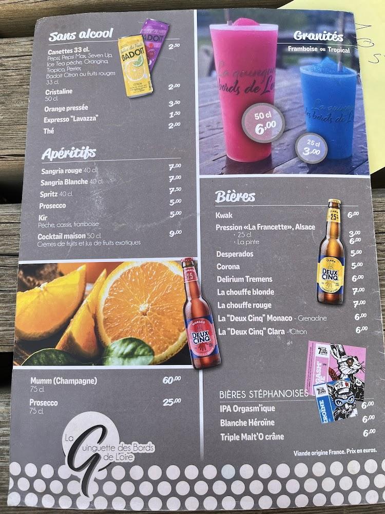 Guinguette des bords de Loire - Menu Image 3