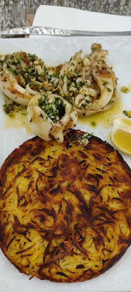 Seiche À la Plancha Et Sa Râpée